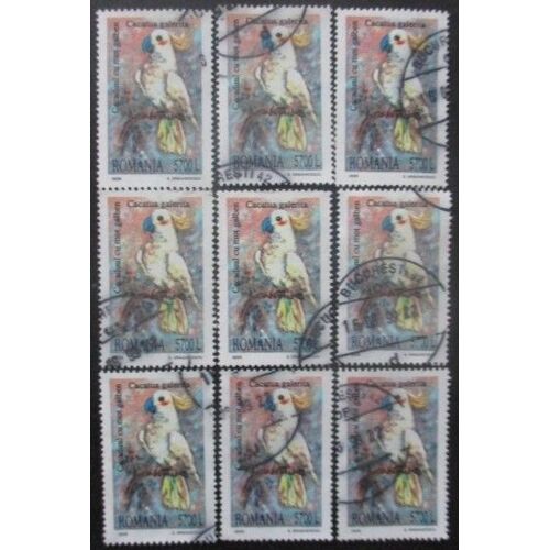 Roumanie N°4539 X 9 Oblitéré Cote 9€