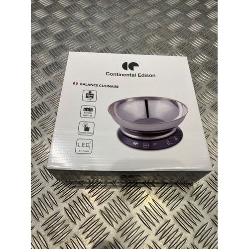 Balance Culinaire De Précision Kt5b3 Avec Bol En Inox Continental Edition