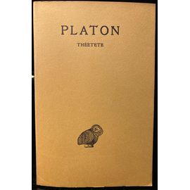 Théétète - Platon, Oeuvres Complètes, Tome 8, 2e Partie