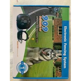 Clôture Anti-Fugue Pour Gros Chien, Chien Difficile Et "Têtu"  Avec  2 Colliers