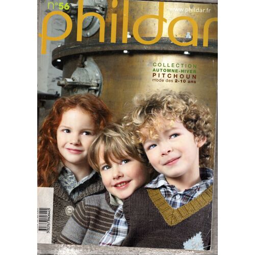 Phildar N° 56 : Collection Automne Hiver Pitchoun, Mode Des 2 -10 Ans