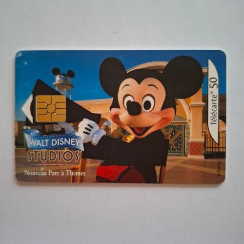 Photo De Ma Carte F1209 Phonecote Télécarte Carte Téléphonique Puce Gem2 T2g 50 Unités Mickey Walt Disney Studios 04/02 2002 333350 Ex