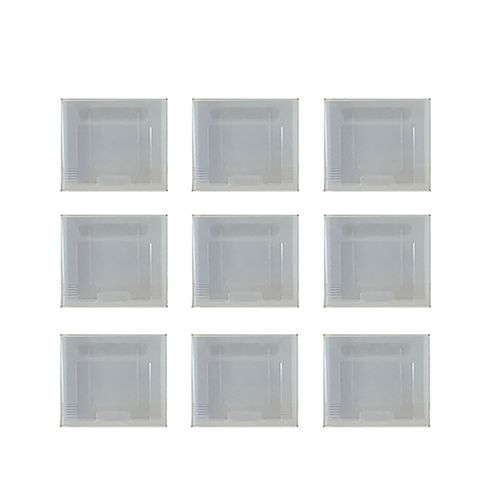 Lot 9 Étuis Cartouche Pour Game Boy, Couleur Gbc, Gbp - Boîte En Plastique De Protection Jeu