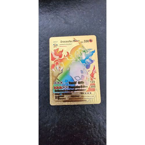 Dracofeu Shiny Fantôme V-Max Or