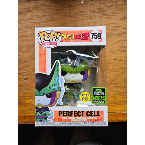 Pop Perfect Cell ( Dragon Ball Z ) #759 Funko 2020 Spring Convention Limited Edition Exclusive ( Glows In The Dark )