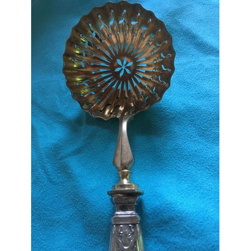 Vintage : Très Ancienne Cuillère Métal Argenté