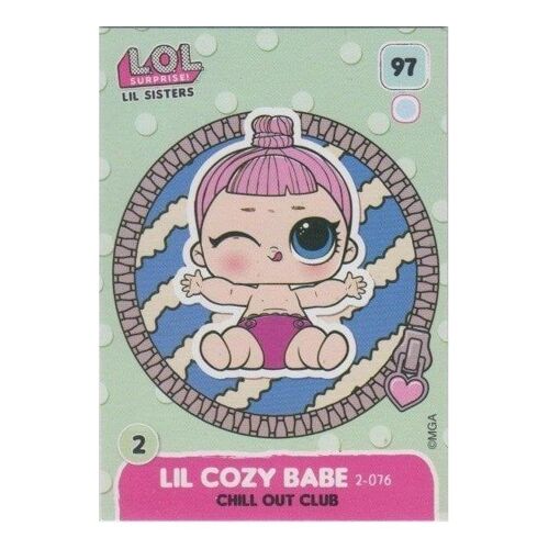 Carte Panini Lol Surprise Lil Cozy Babe 97
