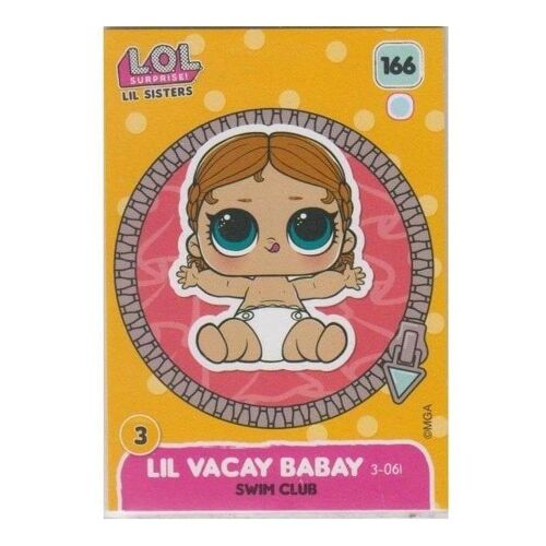 Carte Panini Lol Surprise Lil Vacay Babay 166