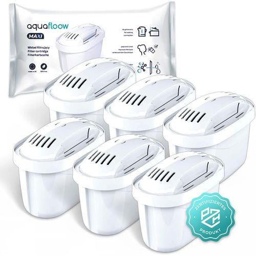 KAKYL-Lot De 6 Cartouches Filtrantes Eau|Compatibles Brita Maxtra+,Maxtra Pro,Marella,Style,Elemaris|Réduction De Chlore,Calcaire,Métaux Lourds