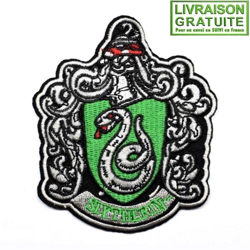 Patch Écusson Harry Potter Serpentard Slytherin (Réf 2) - Thermocollant