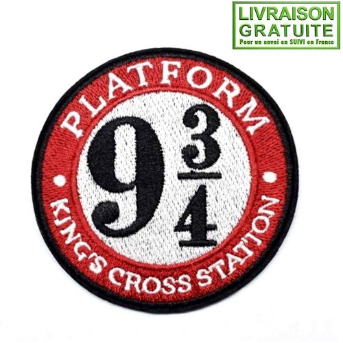 Patch Écusson Harry Potter Platform 9 3/4 King'S Cross Station - Thermocollant