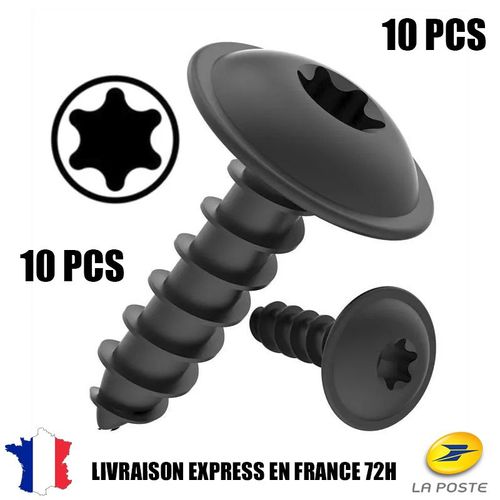 X10 Vis Torx Cache-Moteur Garde-Boue Roue Compatible Pour Seat Skoda Audi Bmw Etc