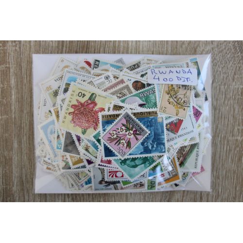 Rwanda 400 Timbres Différents