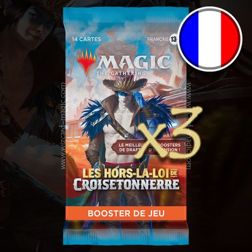 3 Boosters De Jeu De Les Hors-La-Loi De Croisetonnerre En Français - Magic The Gathering