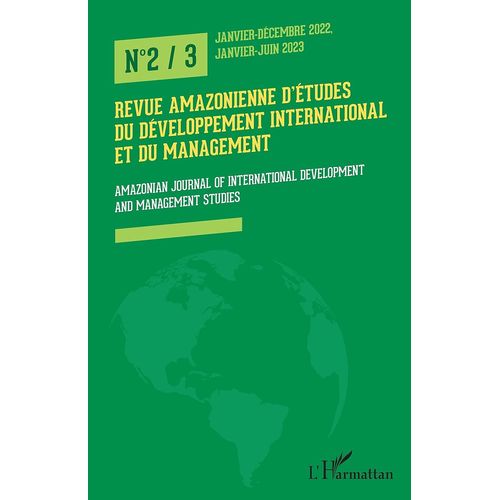 Revue Amazonienne D'études Du Développement International Et Du Management