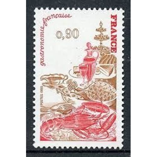 Gastronomie Française Année 1980 N° 2077 Yvert Et Tellier Luxe