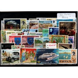 Lot 50 Timbres De Jersey