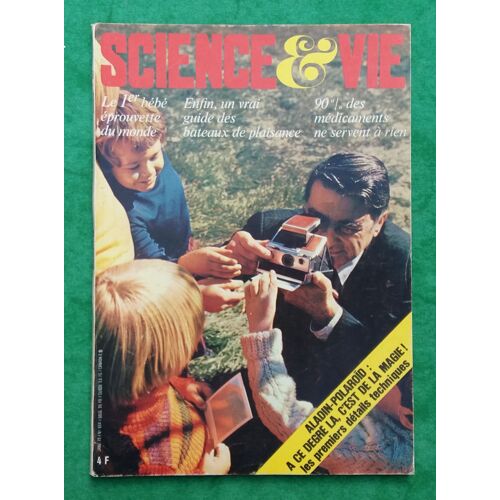 Sciences Vie 1973 Numero 664 Polaroid Bébé Éprouvette Médicaments