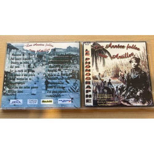«  Les Années Folles Aux Antilles  » Le Phonographe La Belle Créole Cd 12 Titres