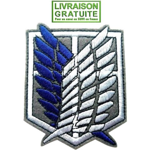 Patch Écusson Manga Attaque Des Titans Anime (Réf 1) - Thermocollant