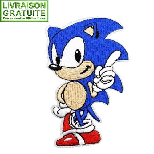 Patch Écusson Sonic The Hedgehog - Thermocollant