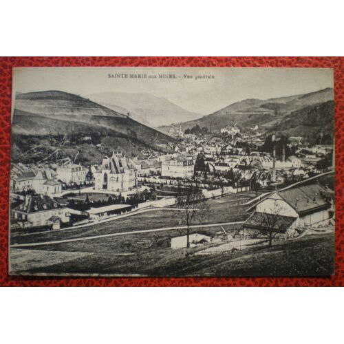 Sainte-Marie-Aux-Mines (68) - Vue Générale - Carte Postale Ancienne - Cpa