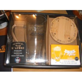Le Coffret De L'apero (Chope De Bière, Dessous De Verre Et Jeu De Cartes)