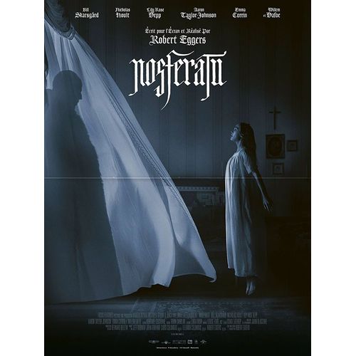 Nosferatu - Véritable Affiche De Cinéma Pliée - Format 40x60 Cm - De Robert Eggers Avec Bill Skarsgard, Lily-Rose Depp, Nicholas Hoult, Willem Dafoe - 2024