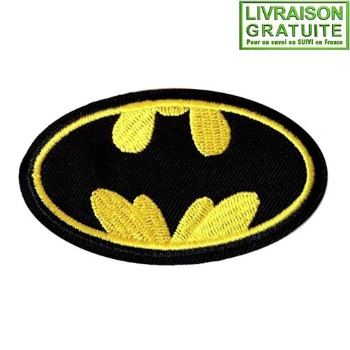 Patch Écusson Batman Bruce Wayne Super-Héros (Réf 2) - Thermocollant