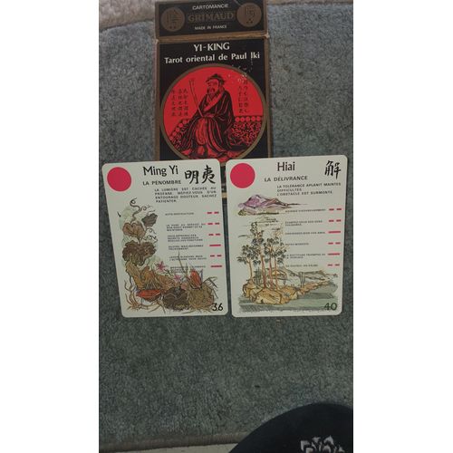 Tarot Oriental De Paul Iki. Tarot Oriental.80 Cartes.3 Pieces Symboliques Et Un Tableau. Jeu Divinatoire.