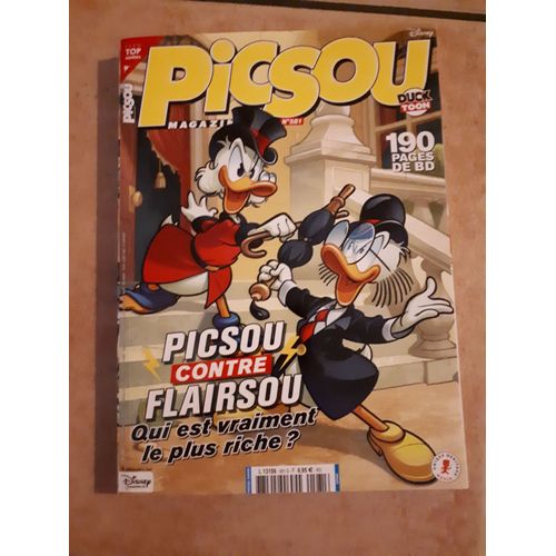 Picsou Magazine 581 Picsou Contre Flairsou Qui Est Vraiment Le Plus Riche ?