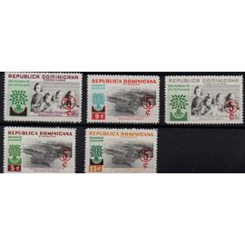 République Dominicaine Timbres Année Mondiale Du Réfugié 1960