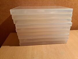 Lot de 9 boîtiers de rangement pour DVD