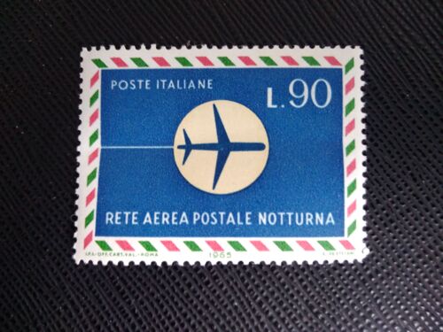 Timbre Italie Yt 936 Sud Aviation Se 210 Caravelle Jetliner Dans Une Enveloppe Aérienne 1965 ( 040109 )