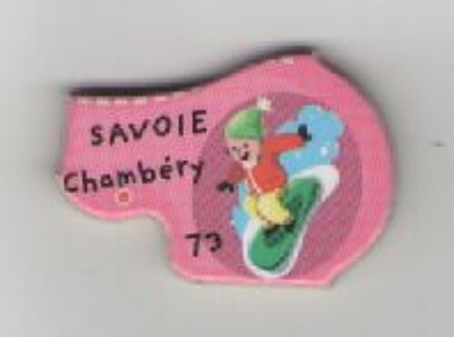 Magnet Département Savoie N° 73 - Chambéry - Descente En Snowboard