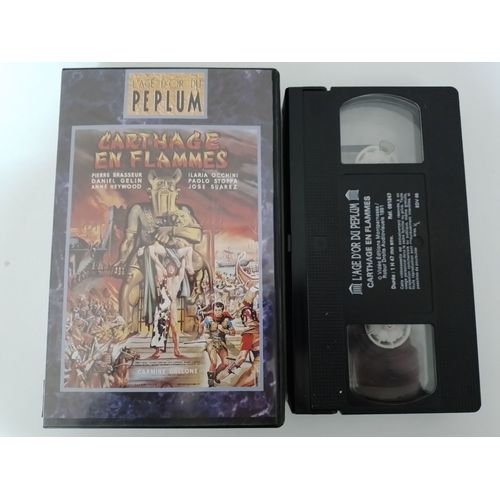 Cassette Vidéo Vhs - Carthage En Flammes - Pierre Brasseur