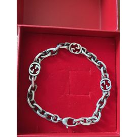 Bracelet En Argent 925 Gucci Interlocking