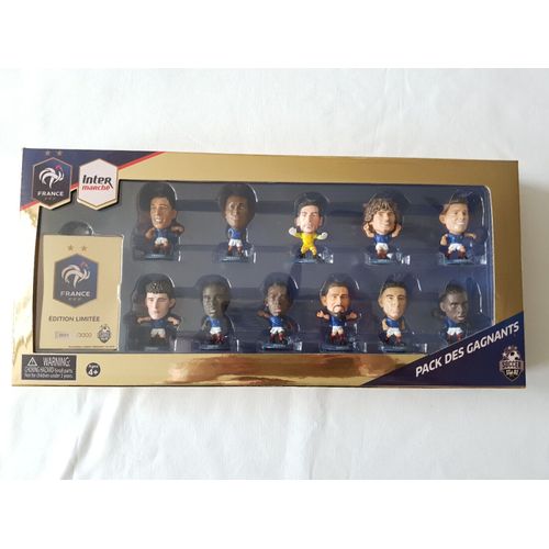 Coffret 11 Figurines France Soccer Stars Édition Limitée
