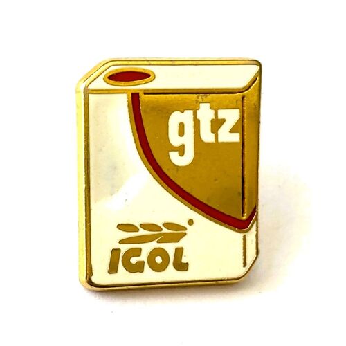 Pins Carburants Bidon D’Huile Igol Gtz / Signé Decat