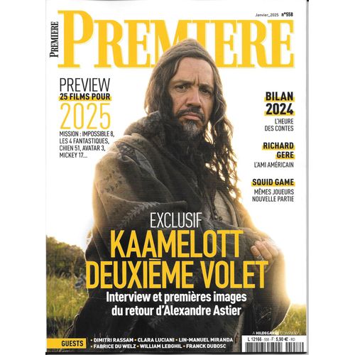 Premiere Le Magazine Du Cinema N° 558 Janvier 2025