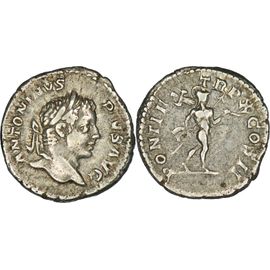 Rome - Denier - Caracalla - 214 Ad - Mars Tenant Haste Et Trophée - Ric.88 - 24-206