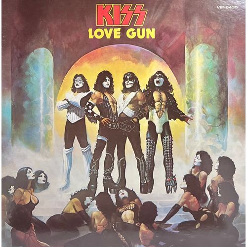 Disque Vinyle 33t - Kiss - Love Gun (Hard Rock) [1er Pressage Japonais - 1977 - Vip-6435]