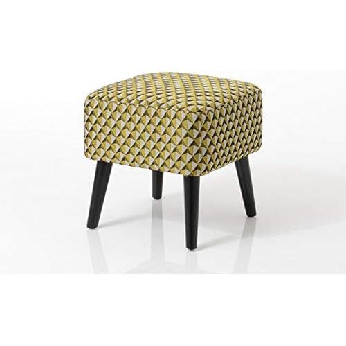 Amadeus Pouf Vadim Moutarde, 40x40x40.