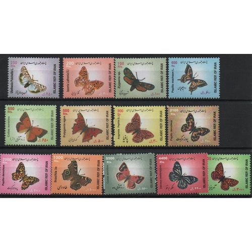 Iran Timbres Les Papillons 2003