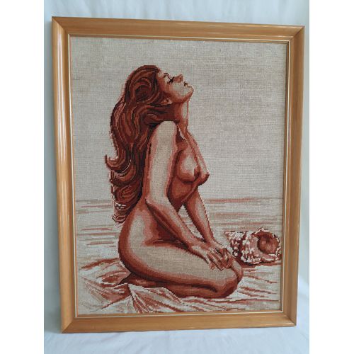 Très Beau Tableau Canevas Année 1970