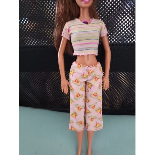 Habit Tee-Shirt+ Pantacourt Pour Poupée Barbie