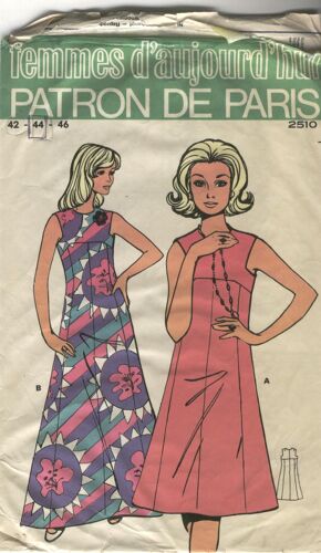 Patron De Couture, Robe Longue Ou Courte