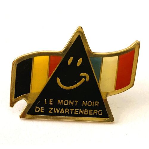 Pins Villes Le Mont Noir De Zwartenberg Drapeau Belgique France