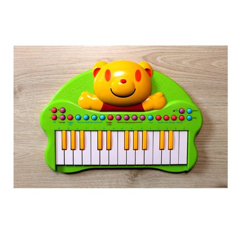 Piano Ourson Jeune Enfant Initiation Musical Demonstration Rythmes Sons Animaux Instrument Musique Enregistrees 25 Touches