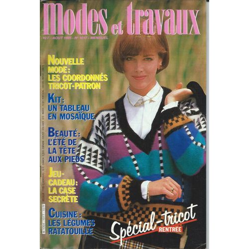Modes Et & Travaux N° 1017 Aout 1985 Revue